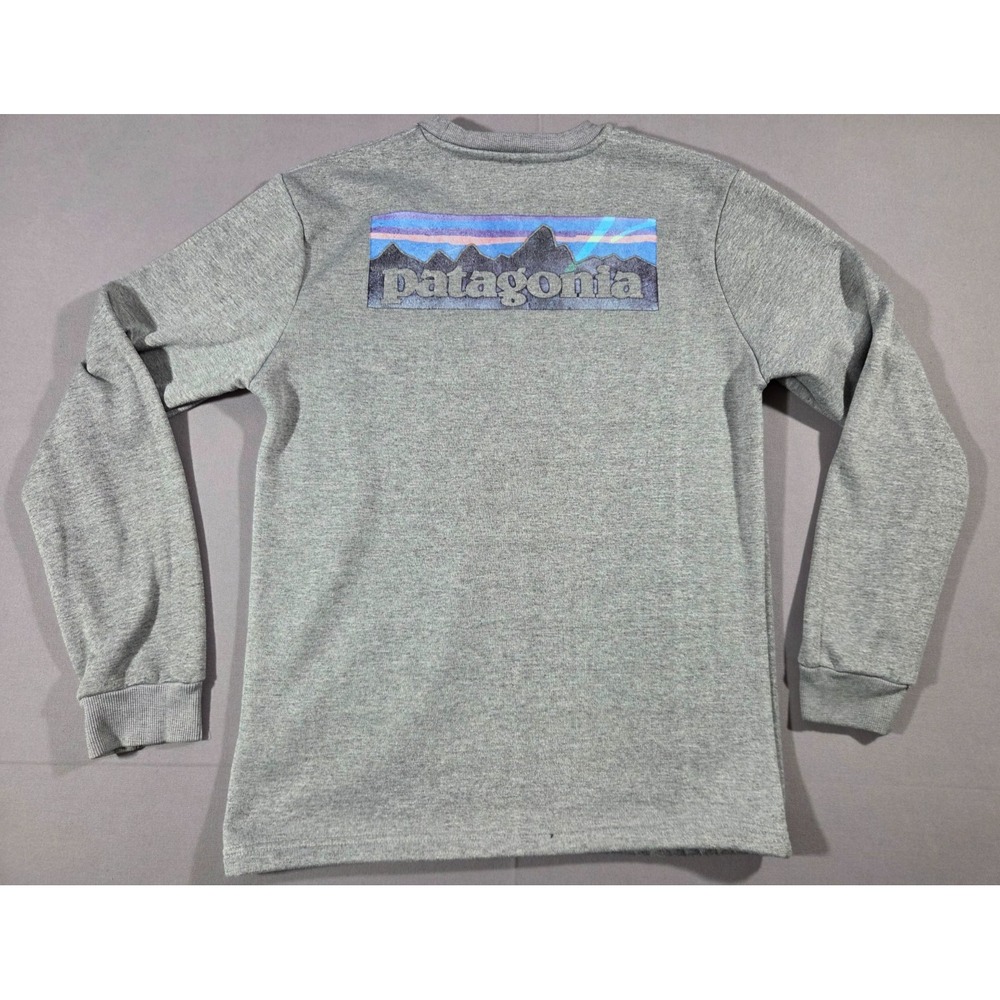 Patagonia Sweater Mens Medium Heather Gray Crewneck Daily Classic Sweatshirt